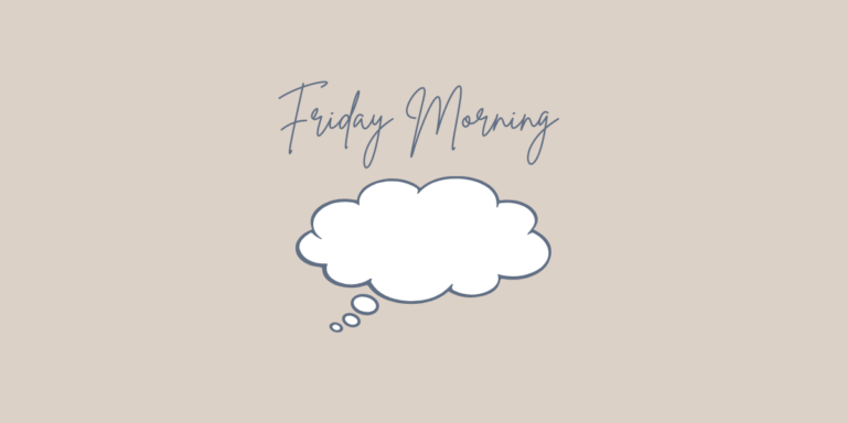 working mom friday morning thoughts illustration